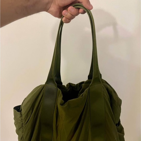COS Dark Green Tote Bag